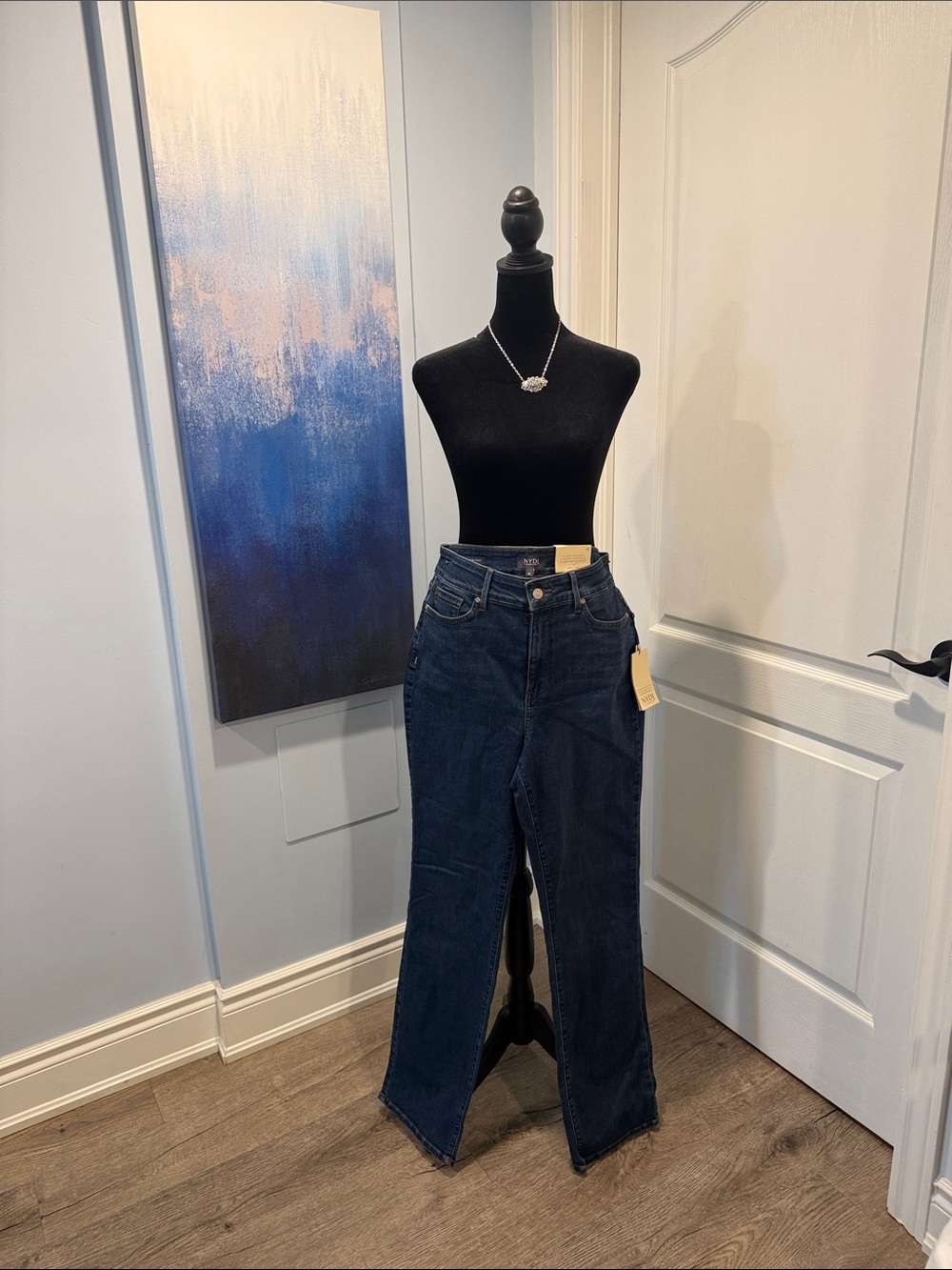 NYDJ High-Rise MARILYN Dark Blue Straight